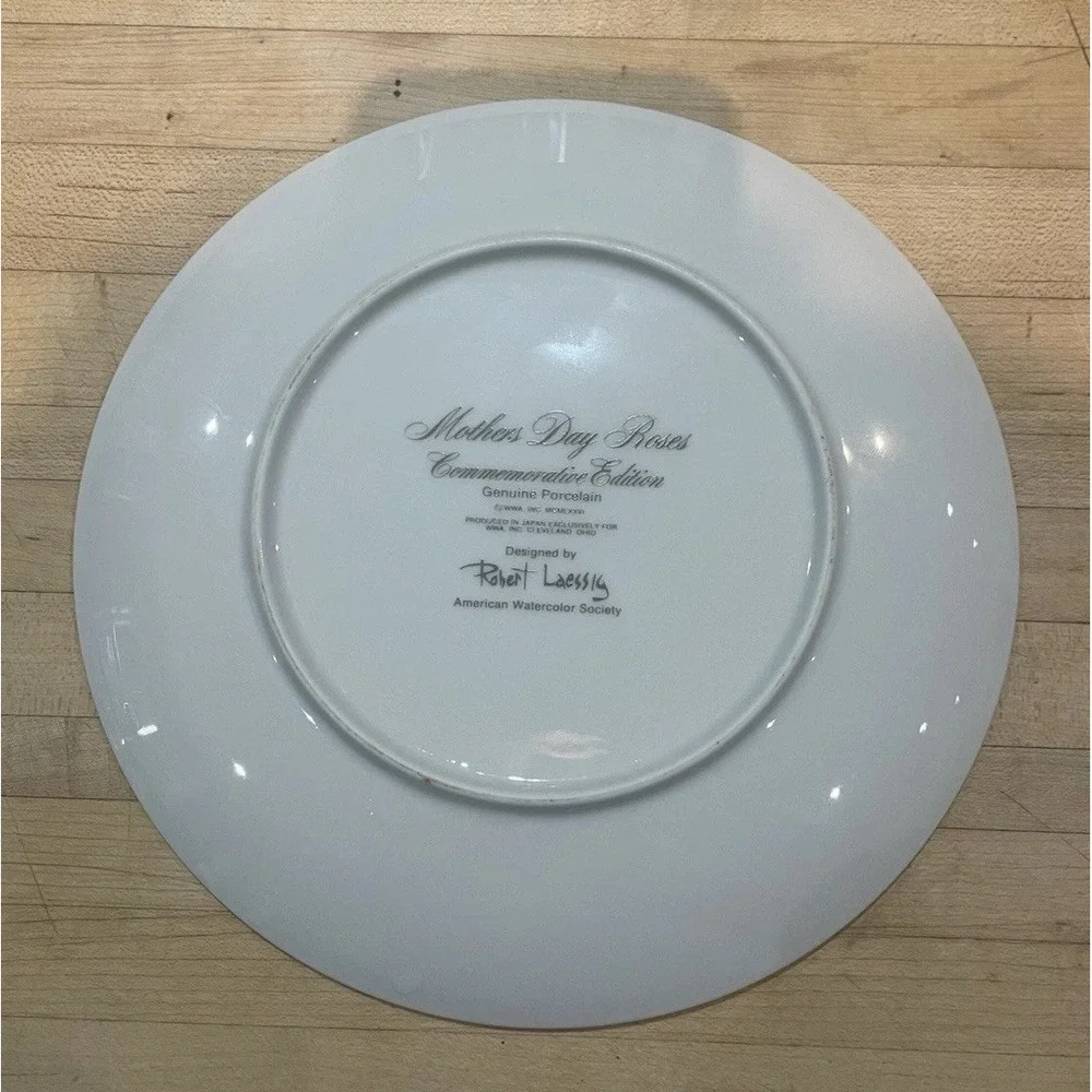 Mother's Day Roses Commemorative Edition 1976 Happy Mother's Day Porcelain Plate